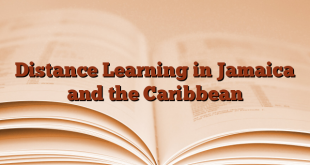 Distance Learning in Jamaica and the Caribbean