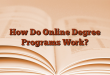 How Do Online Degree Programs Work?