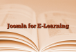 Joomla for E-Learning