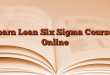 Learn Lean Six Sigma Courses Online