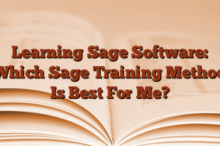 Learning Sage Software: Which Sage Training Method Is Best For Me?