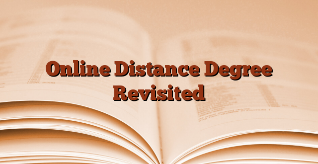 Online Distance Degree Revisited