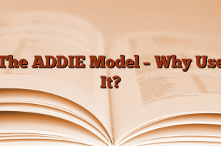 The ADDIE Model – Why Use It?