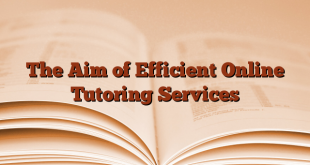 The Aim of Efficient Online Tutoring Services