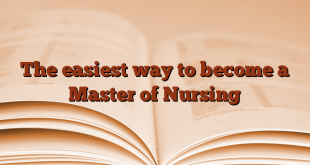 The easiest way to become a Master of Nursing