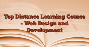 Top Distance Learning Course – Web Design and Development