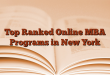 Top Ranked Online MBA Programs in New York