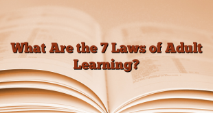 What Are the 7 Laws of Adult Learning?