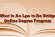 What is An Lpn to Rn Bridge Online Degree Program