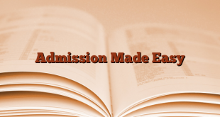 Admission Made Easy