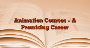 Animation Courses – A Promising Career