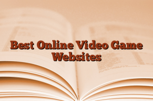 Best Online Video Game Websites