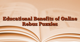 Educational Benefits of Online Rebus Puzzles