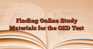 Finding Online Study Materials for the GED Test
