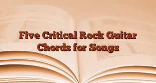Five Critical Rock Guitar Chords for Songs