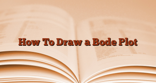 How To Draw a Bode Plot