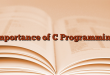 Importance of C Programming