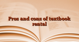 Pros and cons of textbook rental