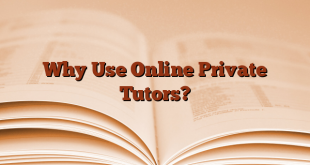 Why Use Online Private Tutors?