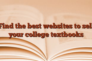 Find the best websites to sell your college textbooks