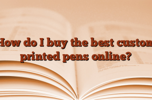How do I buy the best custom printed pens online?
