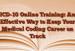 ICD-10 Online Training: An Effective Way to Keep Your Medical Coding Career on Track