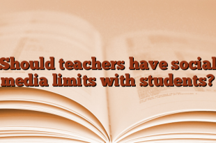 Should teachers have social media limits with students?