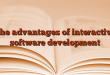 The advantages of interactive software development