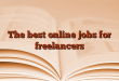 The best online jobs for freelancers