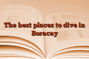 The best places to dive in Boracay