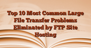 Top 10 Most Common Large File Transfer Problems Eliminated by FTP Site Hosting