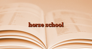 horse school