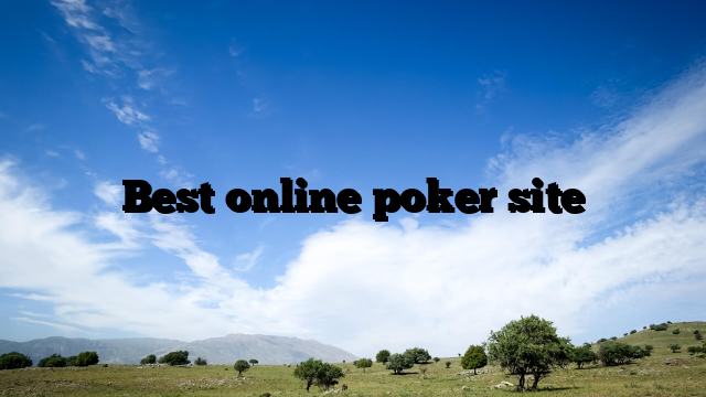 Best online poker site