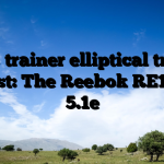 Cross trainer elliptical trainer in test: The Reebok RE13103 5.1e