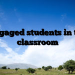 Engaged students in the classroom