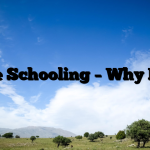 Home Schooling – Why Do It?